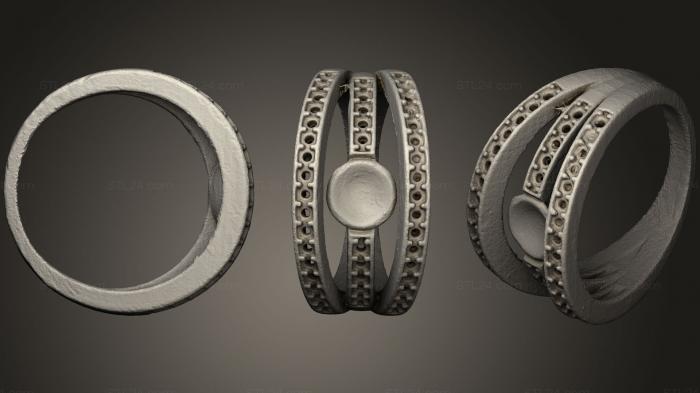 Jewelry rings (ring 33, JVLRP_0515) 3D models for cnc